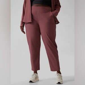 Athleta Brooklyn Ankle Pant Size 12/T in Tawny Rose